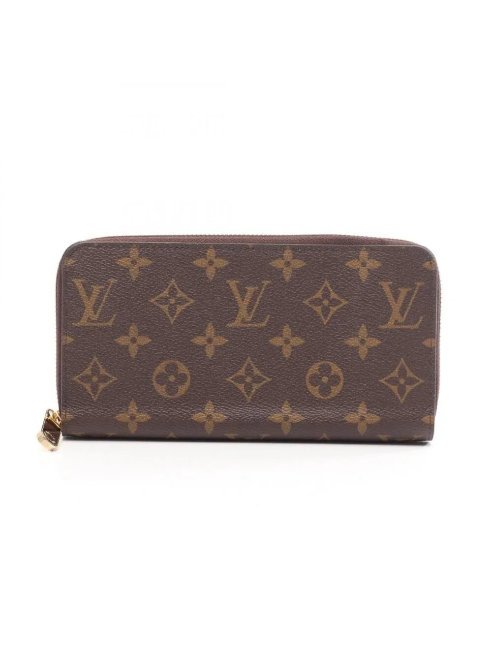 Louis Vuitton Round Wallet Zippy Monogram Rose Ballerine Canvas Leather